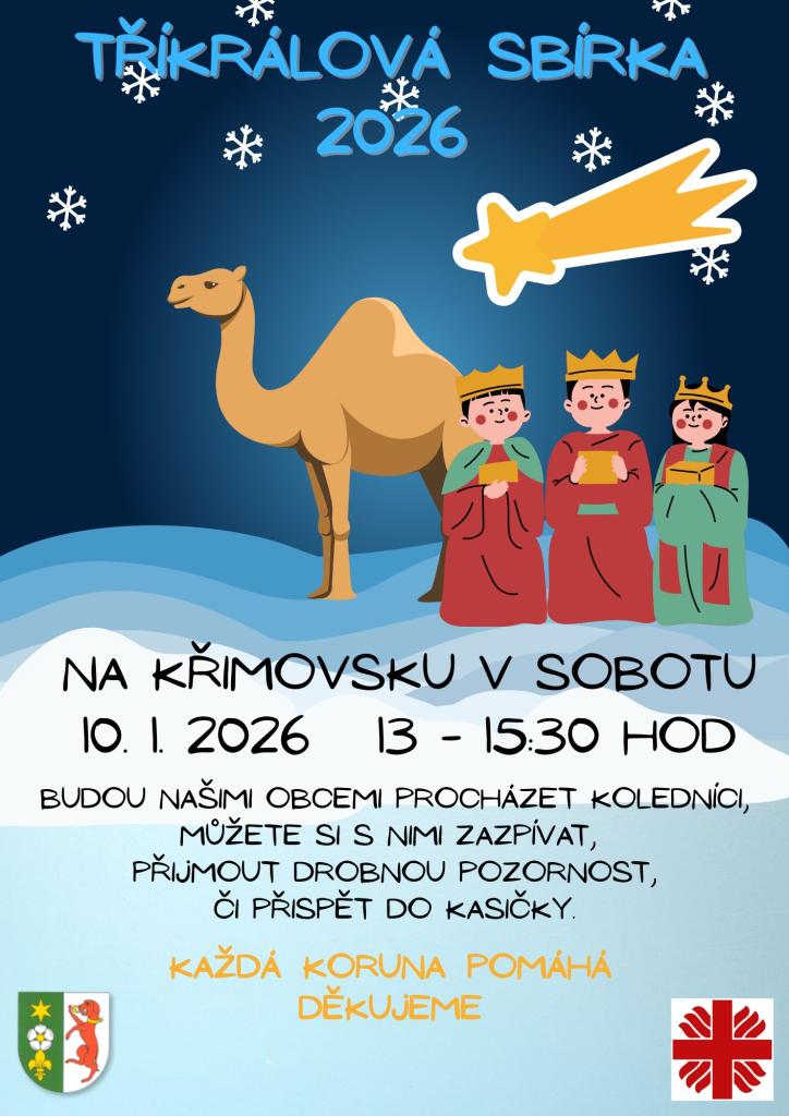 Tříkrálová sbírka 2026