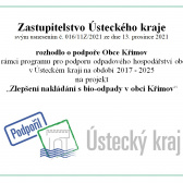 Zlepšení nakládání s bio-odpady v obci Křimov